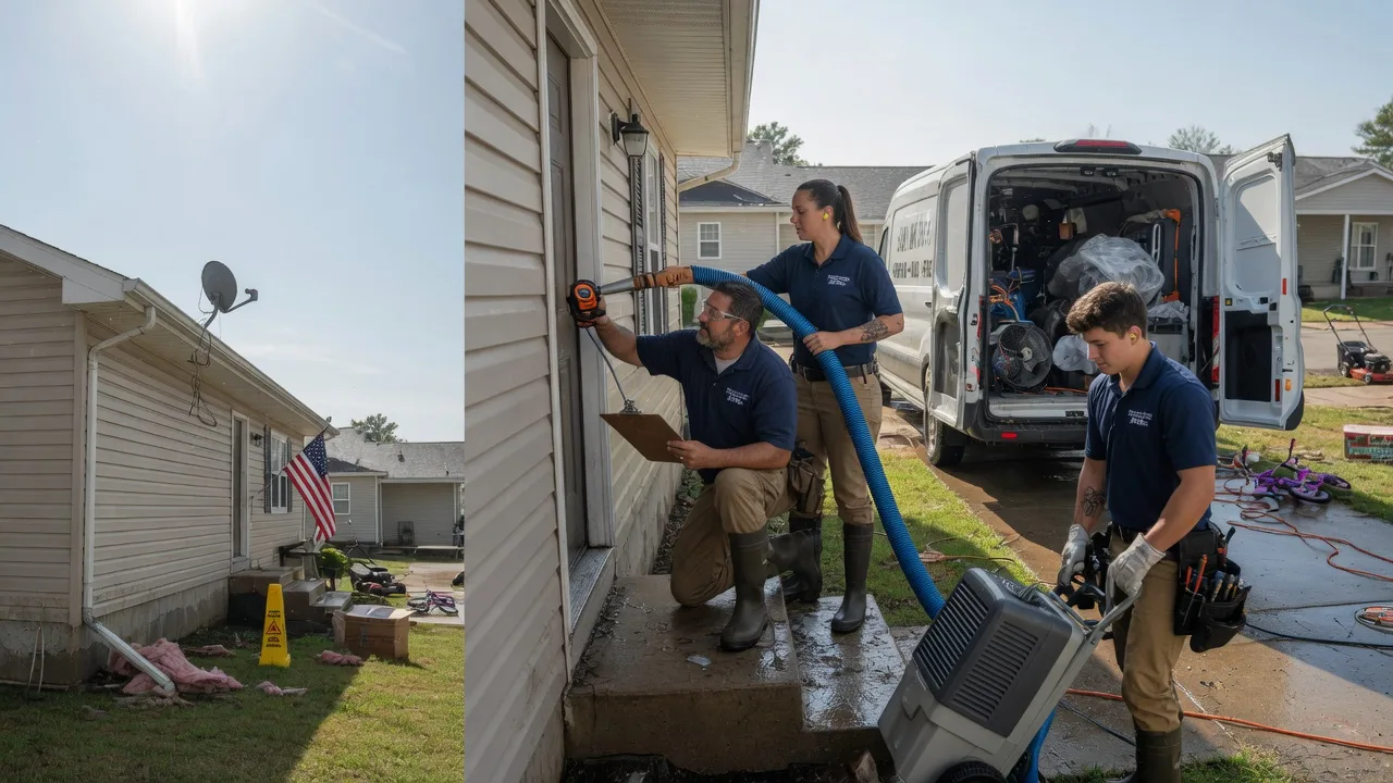 Ceiling Water Damage Restoration in Cassville, WI near me
